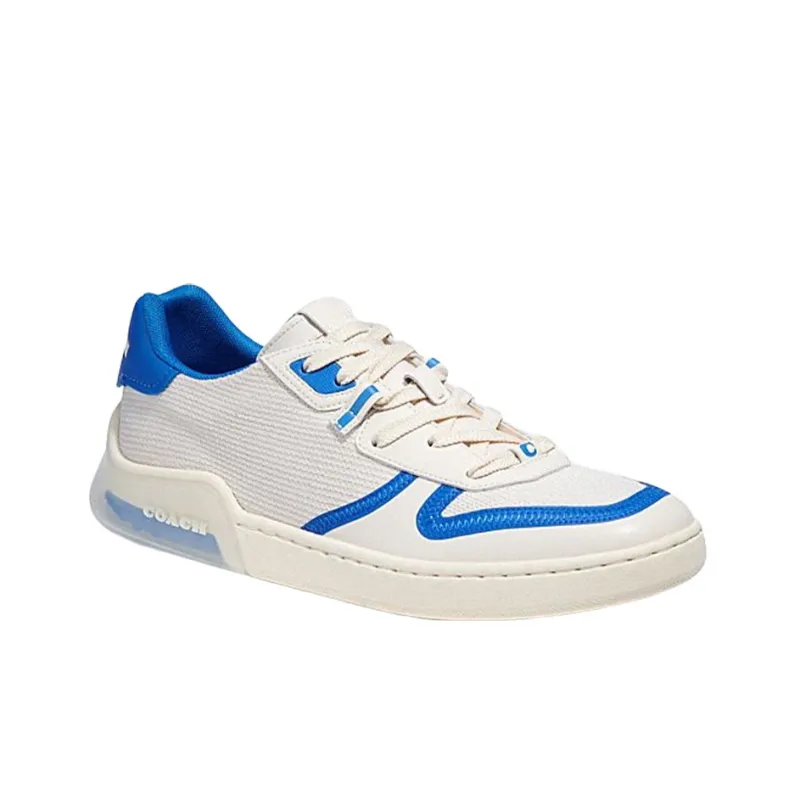 COACH CitySole Stylish Skateboarding Shoes Men's White Blue-2