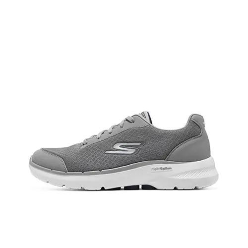 Skechers Go Walk 6 Casual Shoes Men Low-Top Gray