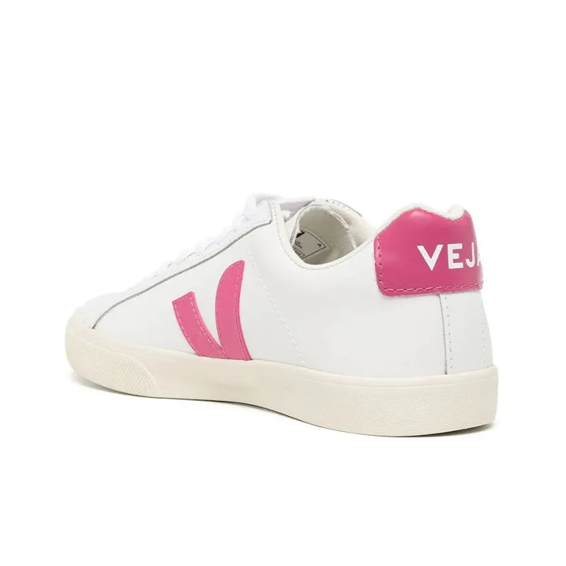VEJA Esplar Low-Top Skateboard Shoes Women's White Pink-3