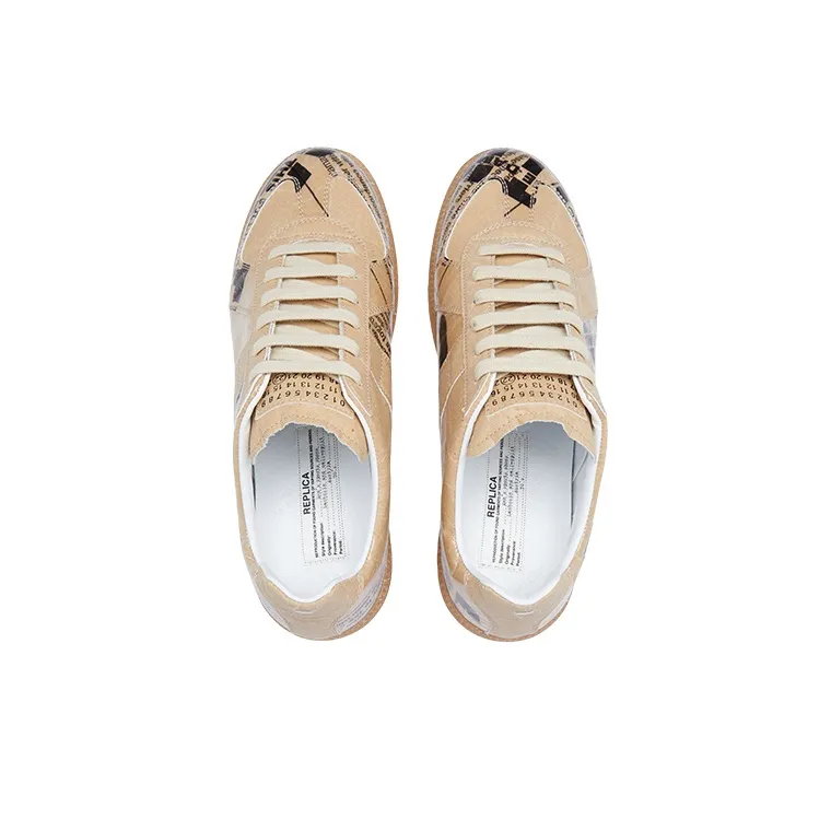 Maison Margiela Replica Low Top Stylish Skateboarding Shoes Men's Beige-3