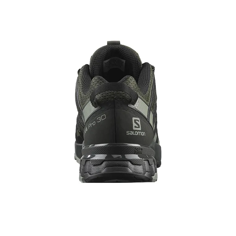 SALOMON XA Pro 3D V8 Abrasion Resistant Low Top Casual Running Shoes Men's Black Green-2