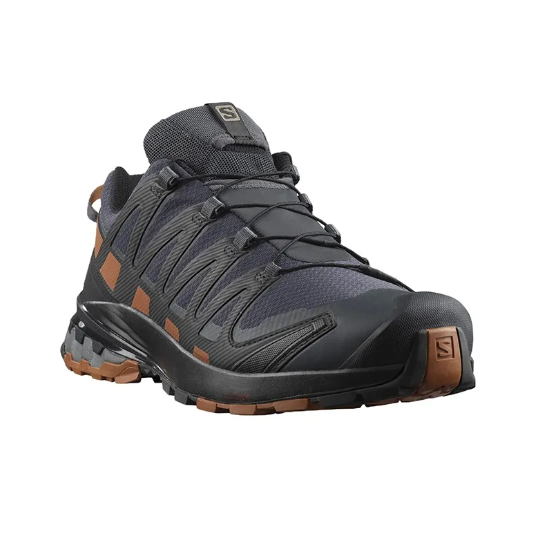 SALOMON XA Pro 3D V8 Abrasion Resistant Breathable Support Low Top Trail Running Shoes Men's Black Gray-1