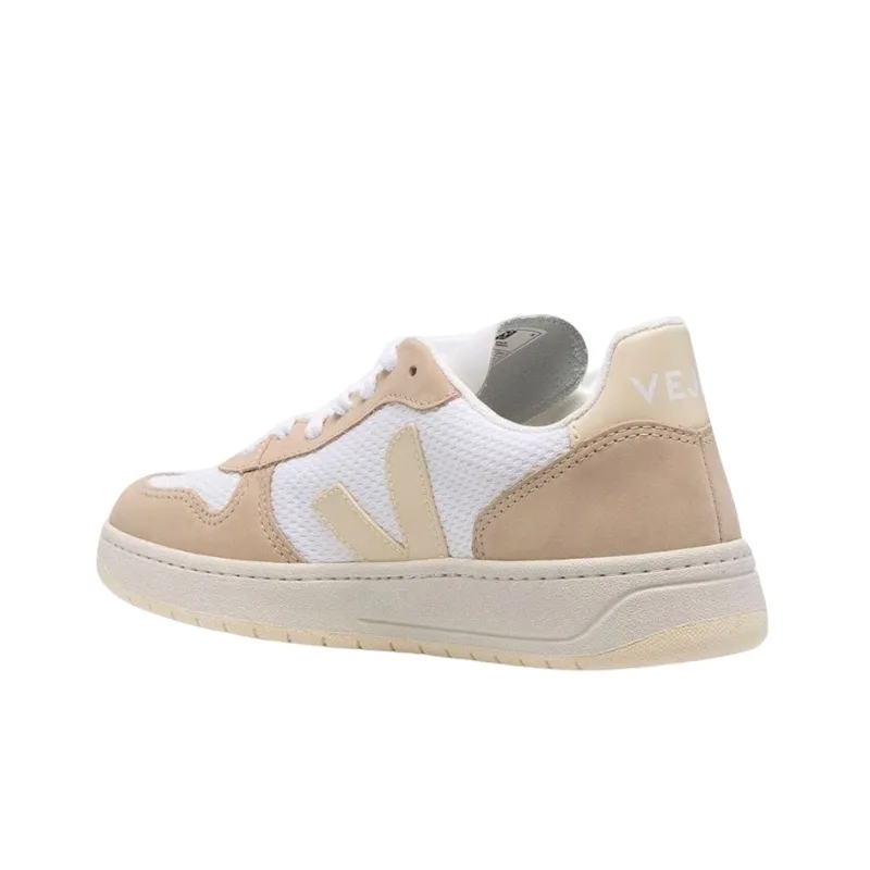 VEJA V 10 Alveomesh Lace Up 'White Butter Sable'-2