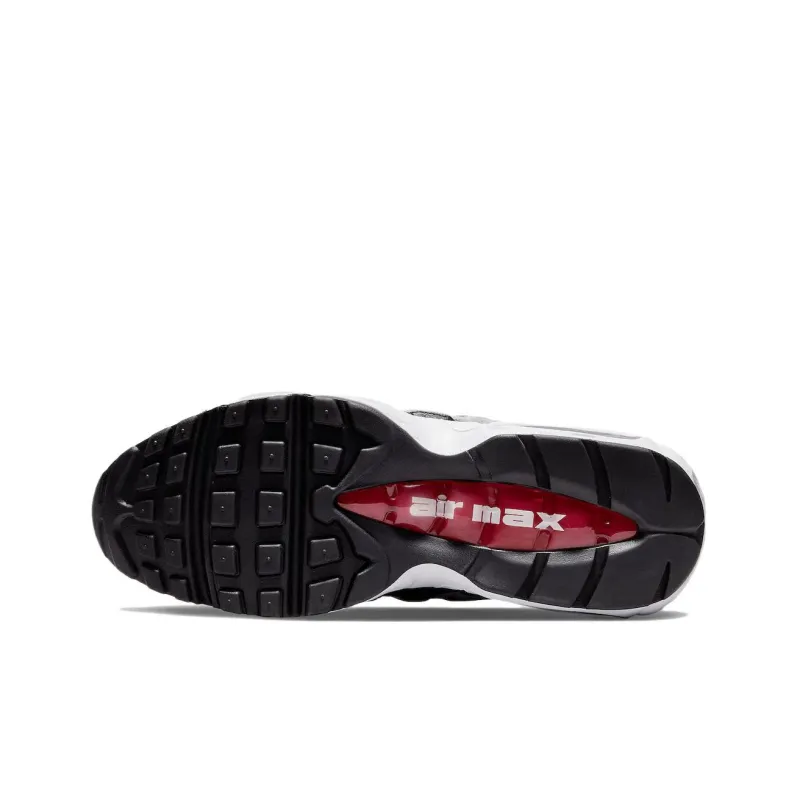 Nike Air Max 95 White Varsity Red Particle Gray-5
