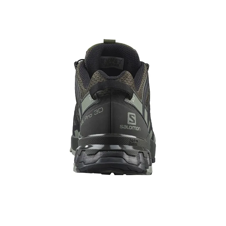 SALOMON XA Pro 3D V8 Running Shoes Men Low-Top Black/Green-2