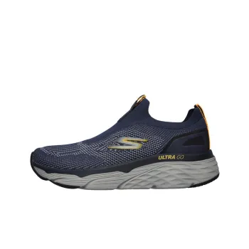 Skechers Max Cushioning Elite Wear-Resistant Low-Top Running Shoes Men's Dark Blue
