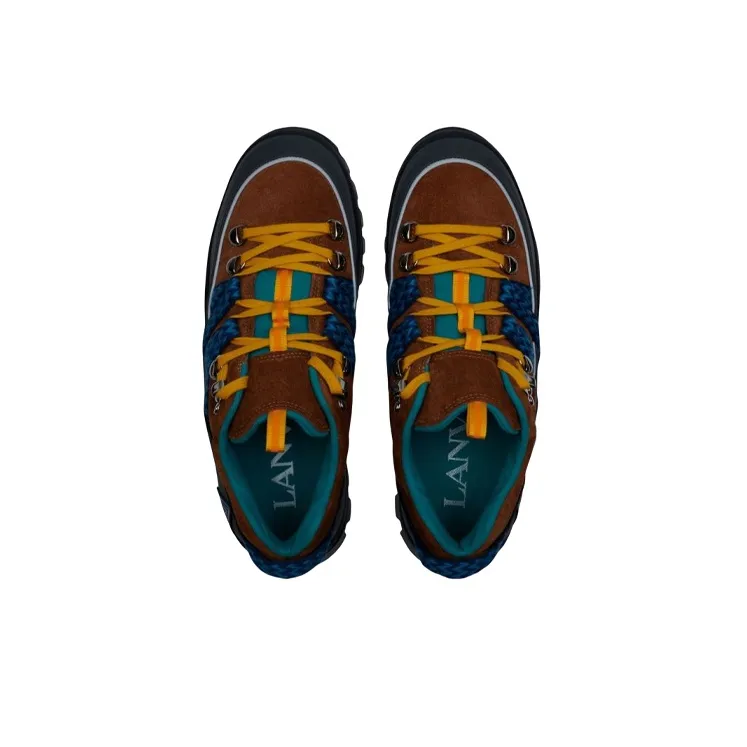 Lanvin Casual Shoes Men Low Top Brown-2