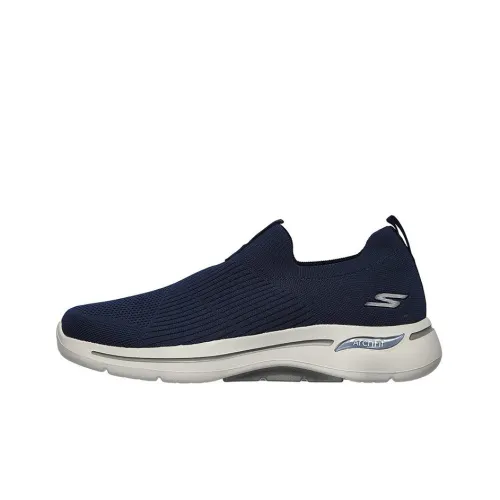 Skechers Go Walk Arch Fit Cushioning, Slip Resistant, Abrasion Resistant, Breathable Low Top Casual Shoes Men's Marine