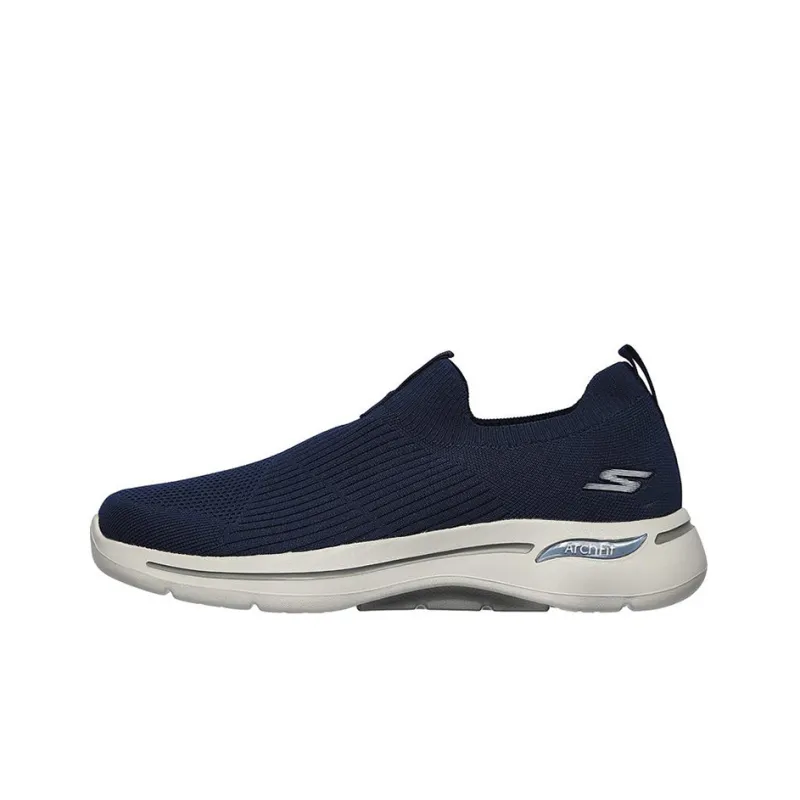 Skechers Go Walk Arch Fit Cushioning, Slip Resistant, Abrasion Resistant, Breathable Low Top Casual Shoes Men's Marine-0