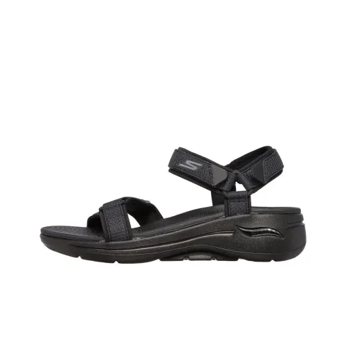 Skechers Go Walk Arch Fit Beach Sandals Women's Black