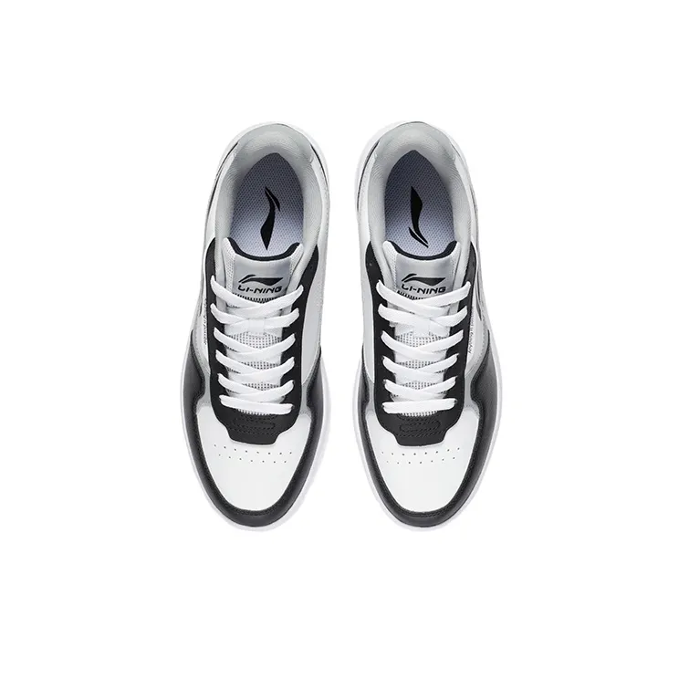 LINING Duda Skateboard Shoes Men Low Top Black/Standard White-3