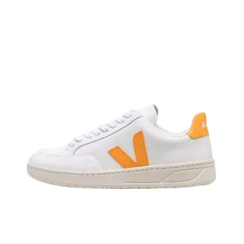 VEJA V 12 Leather White Ouro Women's