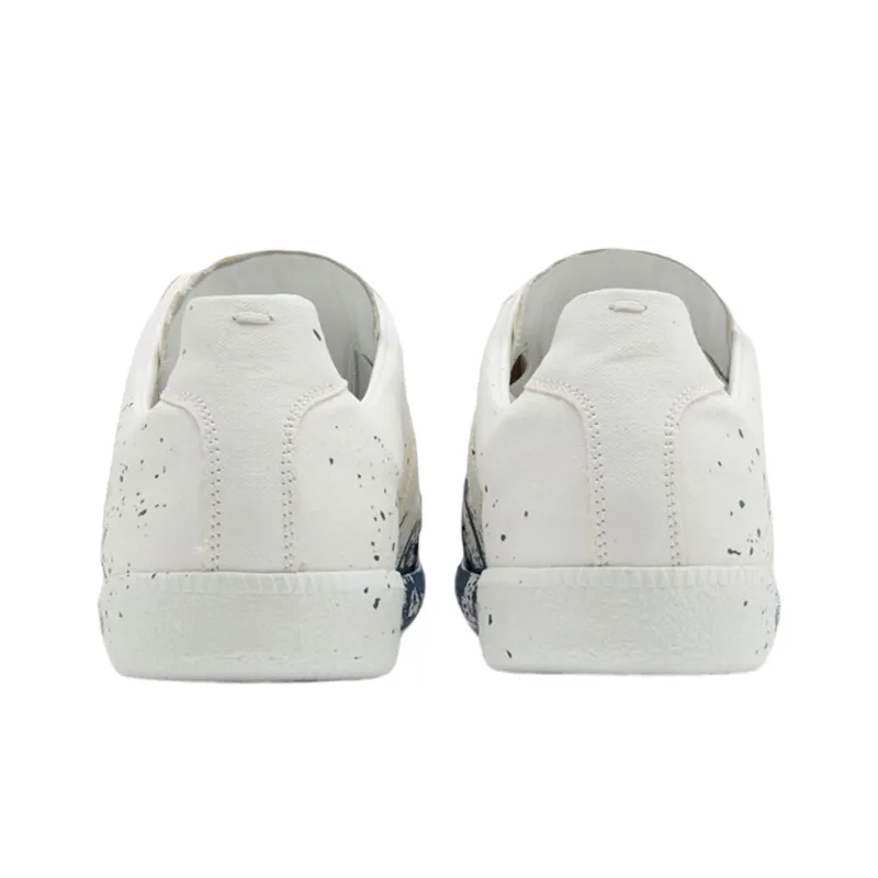 Maison Margiela Replica Low Top Stylish Skateboarding Shoes Men's White Blue-4