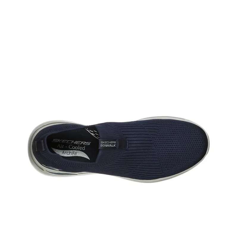 Skechers Go Walk Arch Fit Cushioning, Slip Resistant, Abrasion Resistant, Breathable Low Top Casual Shoes Men's Marine-2