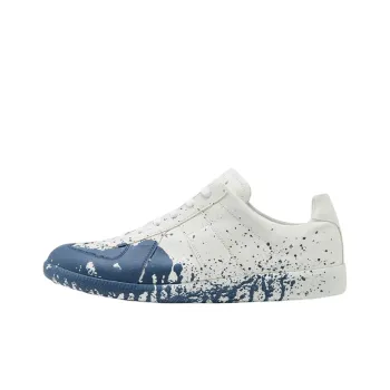 Maison Margiela Replica Low Top Stylish Skateboarding Shoes Men's White Blue