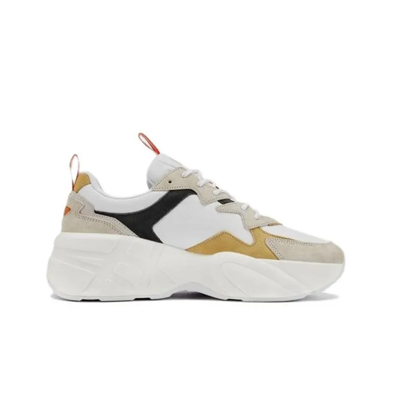 Onitsuka Tiger Pleaker Shoes 'White Beige Yellow'-1