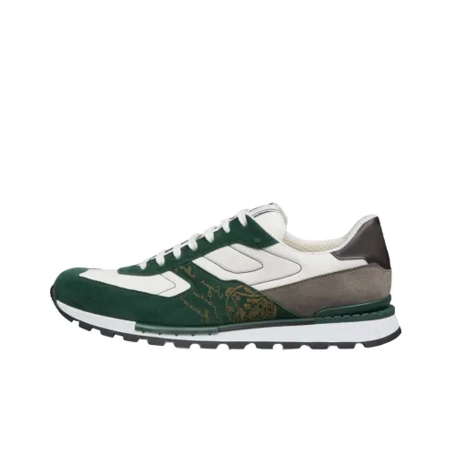 BERLUTI Fast Track Low-Top Sports Casual Shoes Men's Green