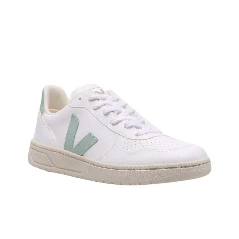 VEJA V 10 Lace Up 'White Matcha'-2