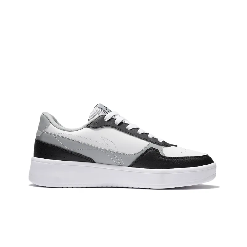 LINING Duda Skateboard Shoes Men Low Top Black/Standard White-1