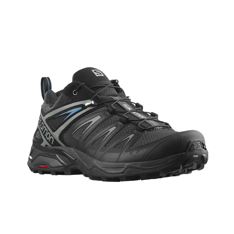 SALOMON X Ultra 3 Hiking / Trekking Shoes Men Low-Top Black-2