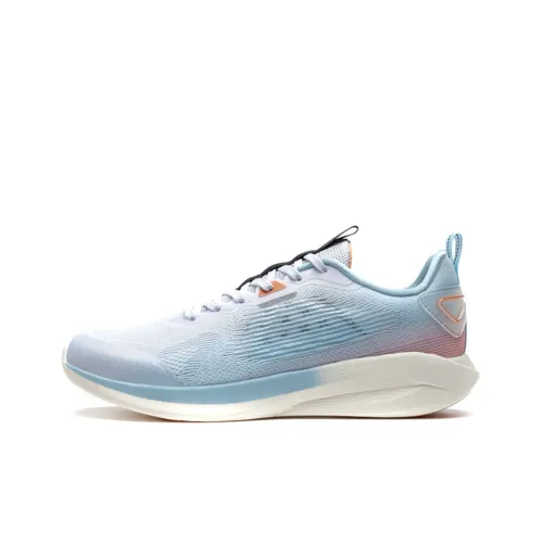 XTEP To Light 6.0 Running Shoes Men Low-Top Cloud Blue/Peach Orange