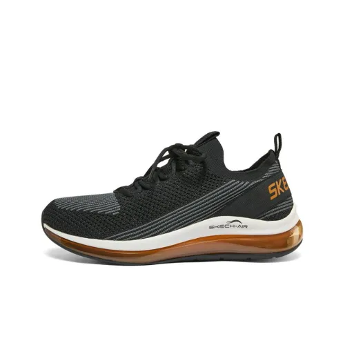 Skechers Element Casual Shoes Men Low-Top Black/Orange