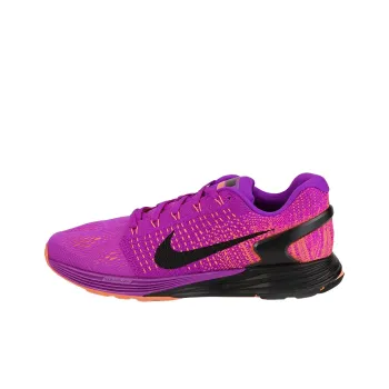 Nike LunarGlide 7 Cushioning Anti-Slip And Wear-Resistant Low-Top Running Shoes Women's Purple