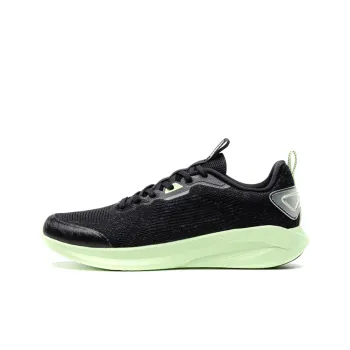 XTEP To Light 6.0 Running Shoes Men Low Top Black/Jelly Green