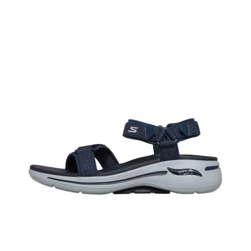 Skechers Go Walk Arch Fit Beach Sandals Women's Marine Blue