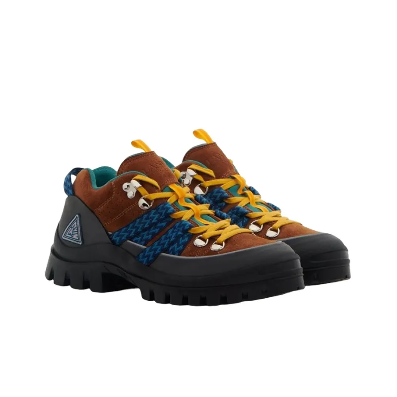 Lanvin Casual Shoes Men Low Top Brown-1