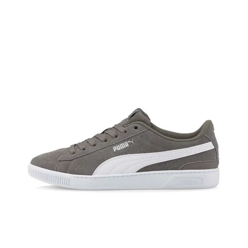 PUMA Vikky Skateboard Shoes Women's Low Top Gray/White-0