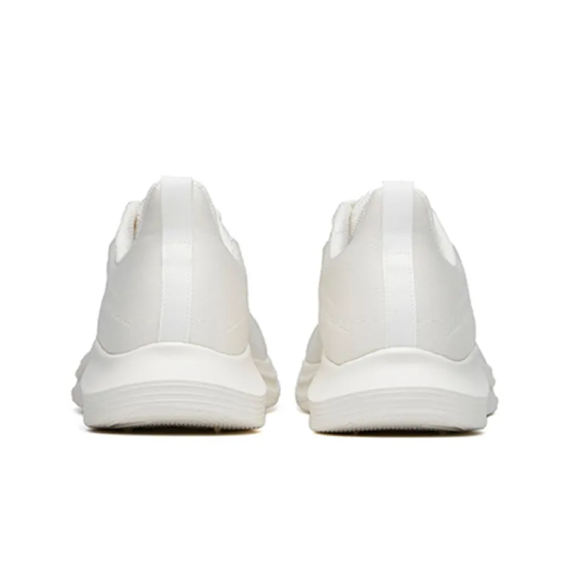 Anta Running Collection Cushioning Slip Resistant And Abrasion Resistant Low Top Sprint Running Shoes Men's Ivory White-3