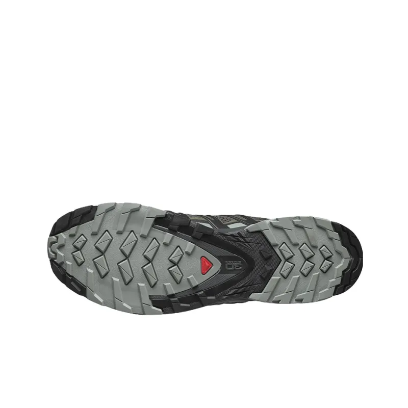 SALOMON XA Pro 3D V8 Abrasion Resistant Low Top Casual Running Shoes Men's Black Green-3