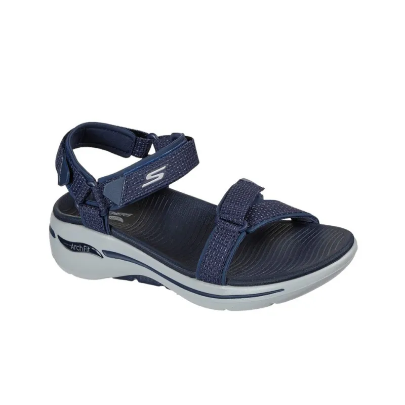 Skechers Go Walk Arch Fit Beach Sandals Women's Navy-2