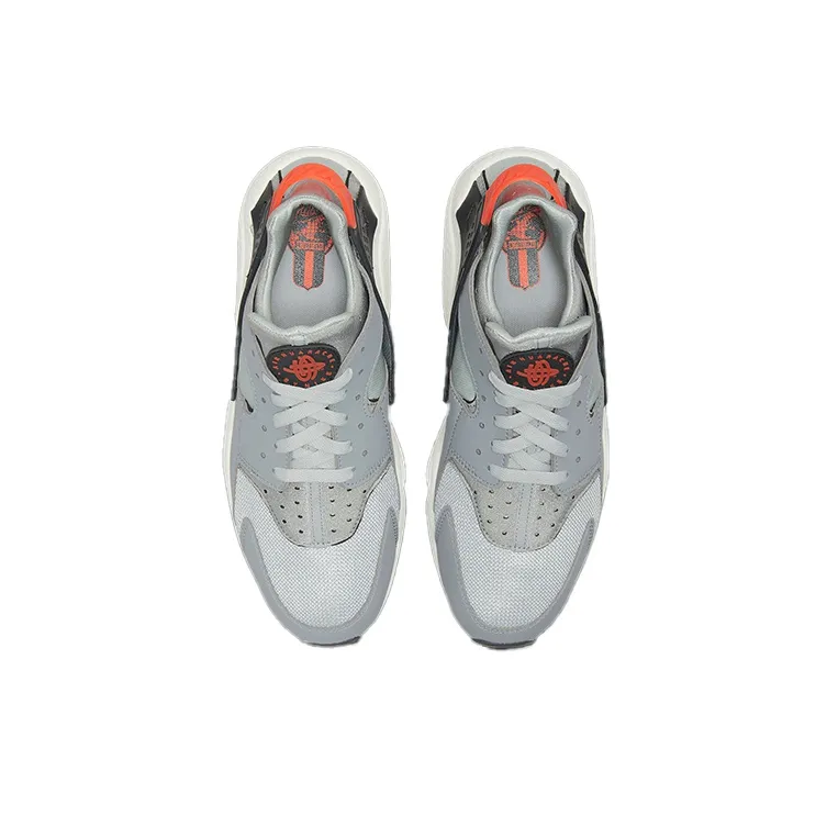 Nike Air Huarache Grey Fog Sail Light Smoke Grey Team Orange-3
