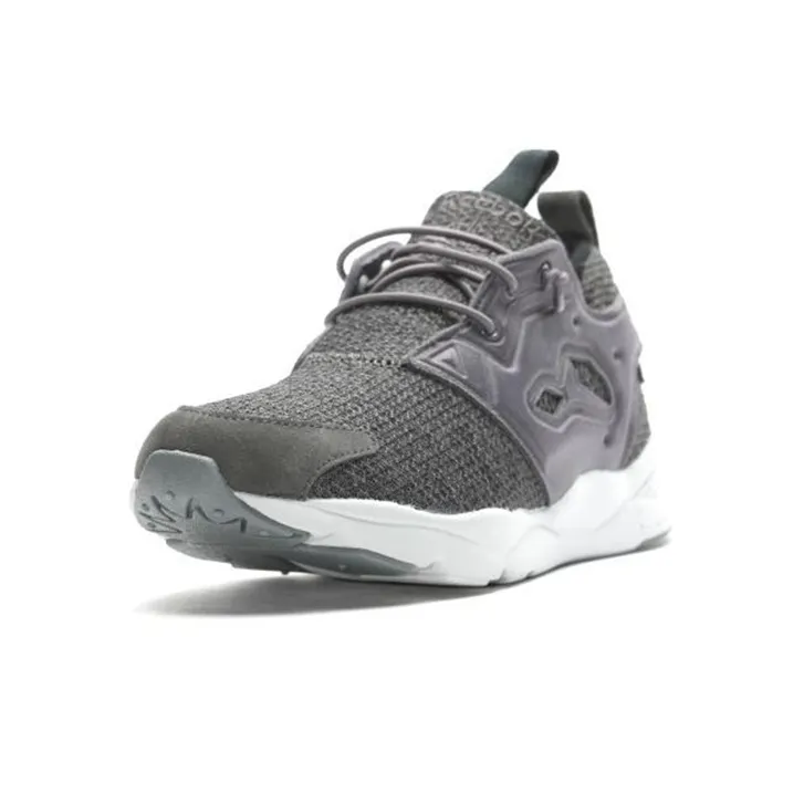 Reebok Running Shoes Men Low Top Dark Gray-2