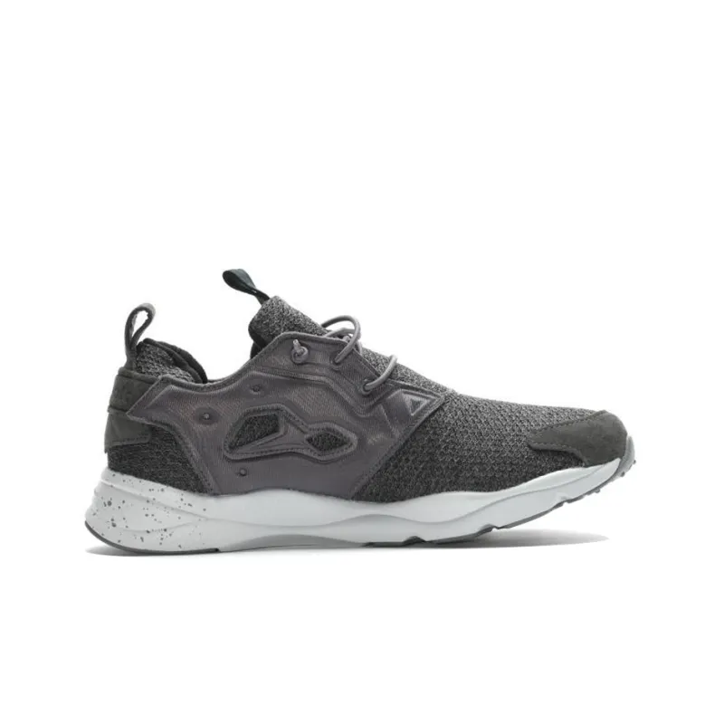 Reebok Running Shoes Men Low Top Dark Gray-1