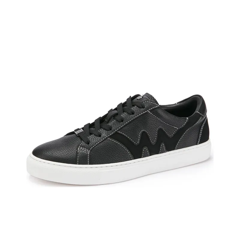 DAVID NAMAN Stylish Skateboarding Shoes Men's Black-2