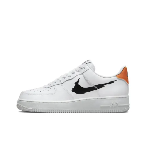 Nike Air Force 1 Low '07 Glitch Swoosh White Orange