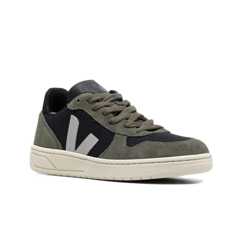 VEJA V-10 Ripstop Black Oxford Grey Mud-2