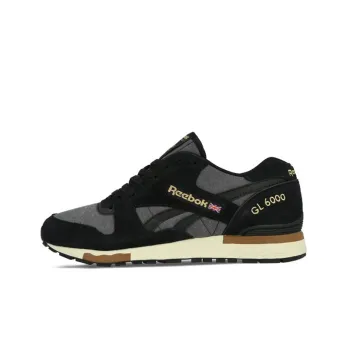 Reebok GL6000 Anti-Slip Wear-Resistant Low-Top Running Shoes Men's Black Gray Brown