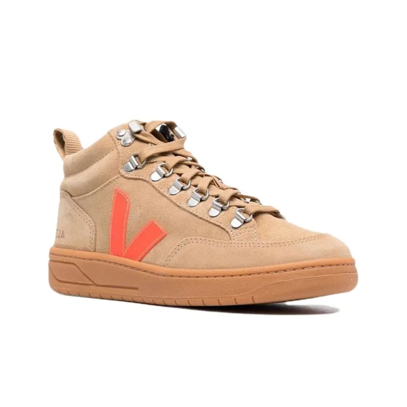 VEJA Roraima Stylish Skateboarding Shoes Women's Brown Orange-1