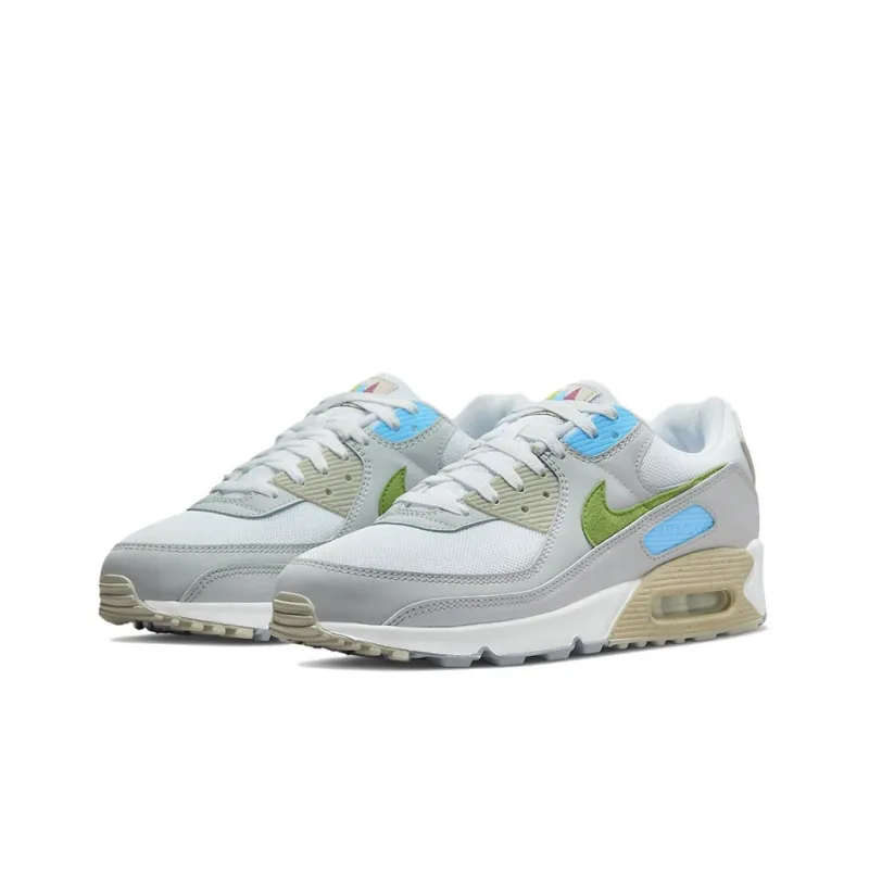 Nike Air Max 90 White Chlorophyll University Blue-2