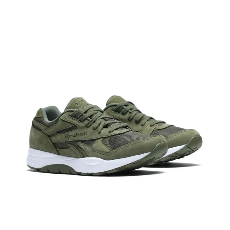 Reebok Ventilator Supreme Running Shoes Men Low-Top Olive Green/White-2