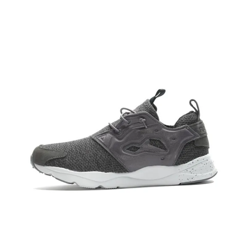Reebok Running Shoes Men Low Top Dark Gray-0