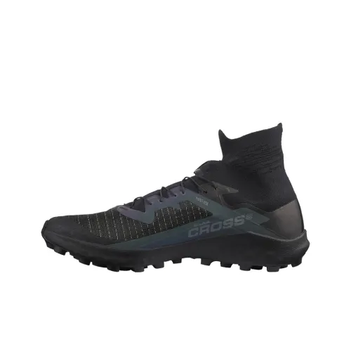 SALOMON Running Shoes Unisex Mid-Top Black