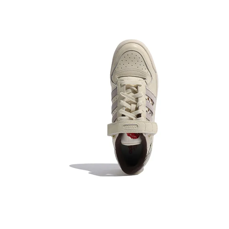 Adidas Originals Forum Low 'Creamwhite Light Purple Dark Green'-4