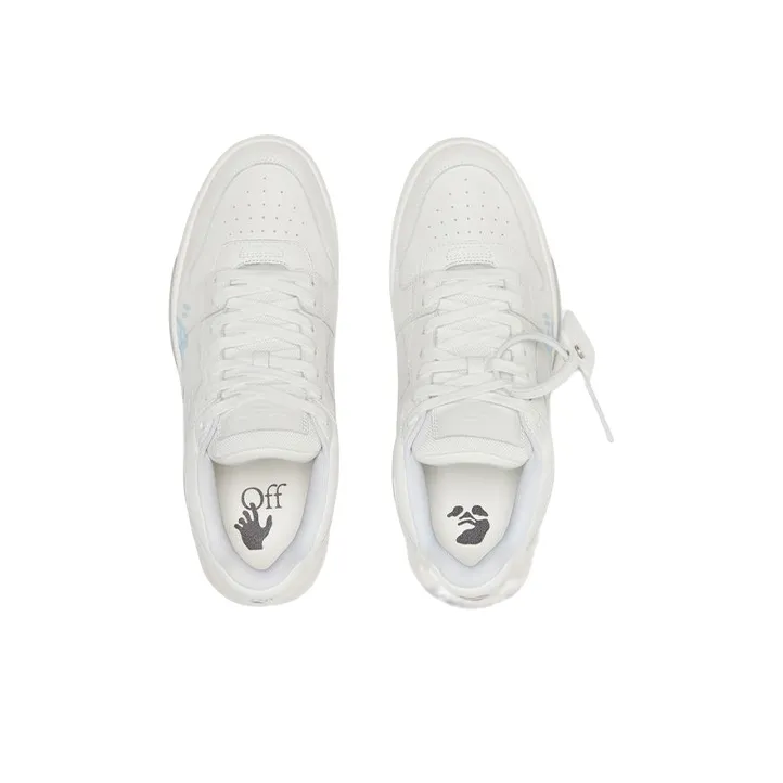 OFF WHITE Out Of Office 'OOO' Low Tops For Walking White Light Blue 2021-3
