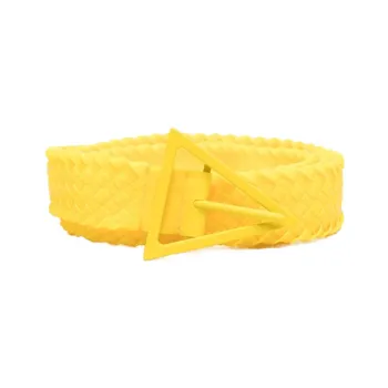 Bottega Veneta Rubber Belt Unisex 3cm