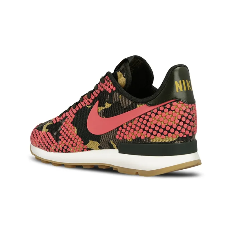 Nike Internationalist Casual Shoes Women's Low-Top Black/Brown/Pink-3